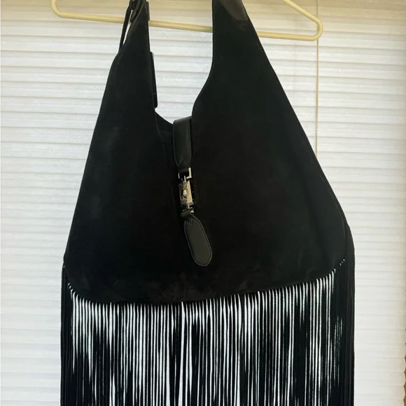 D2 Hobo Black Suede Leather - Picture 7 of 7